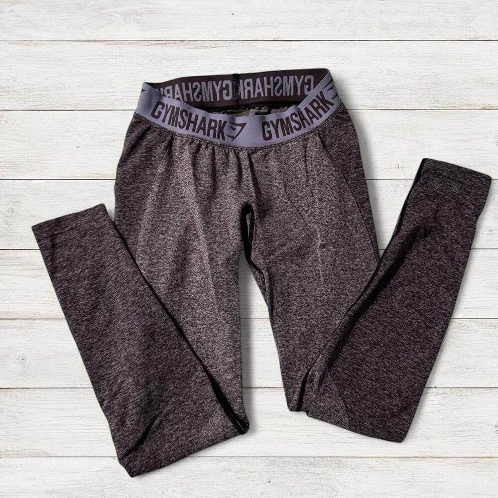 Gymshark Women's Purple and Grey Leggings